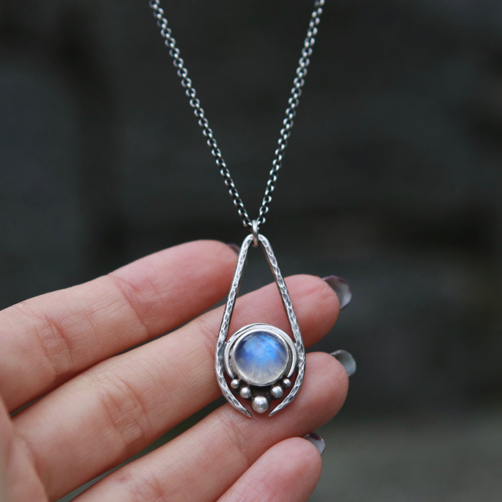 Rainbow Moonstone Artemis Necklace *limited*