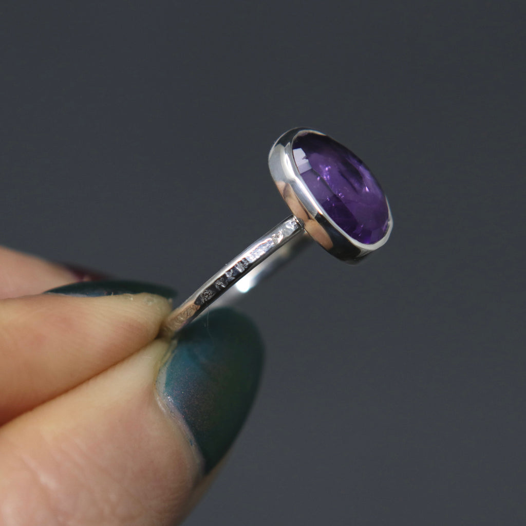 Amethyst Vestige Ring - Size 8.5 OOAK