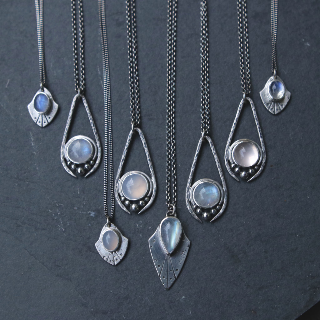 Blue Chalcedony Artemis Necklace *Last One*