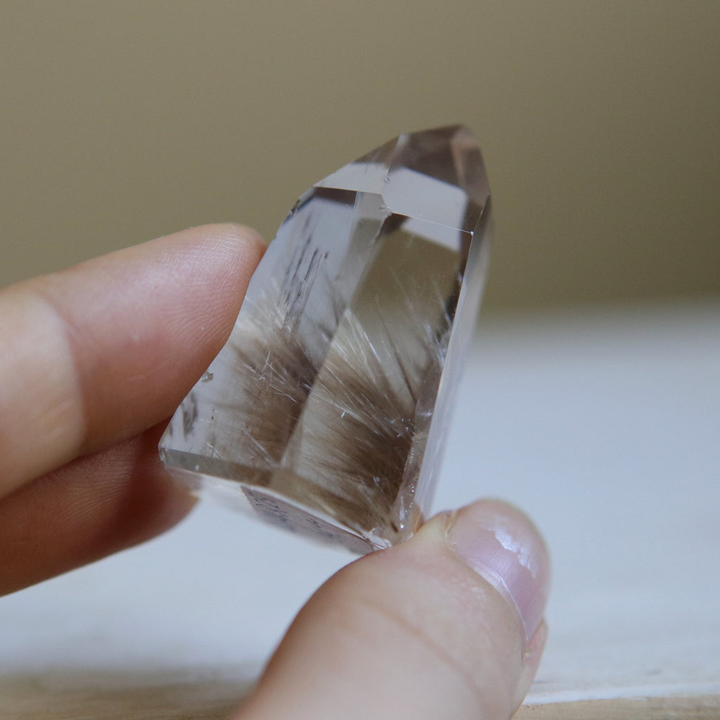 Rutile Bouquet Quartz Crystal Point