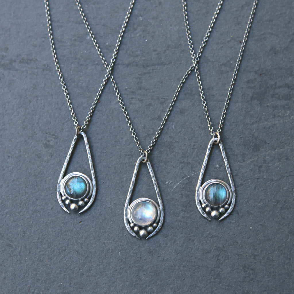 Rainbow Moonstone Artemis Necklace *limited*