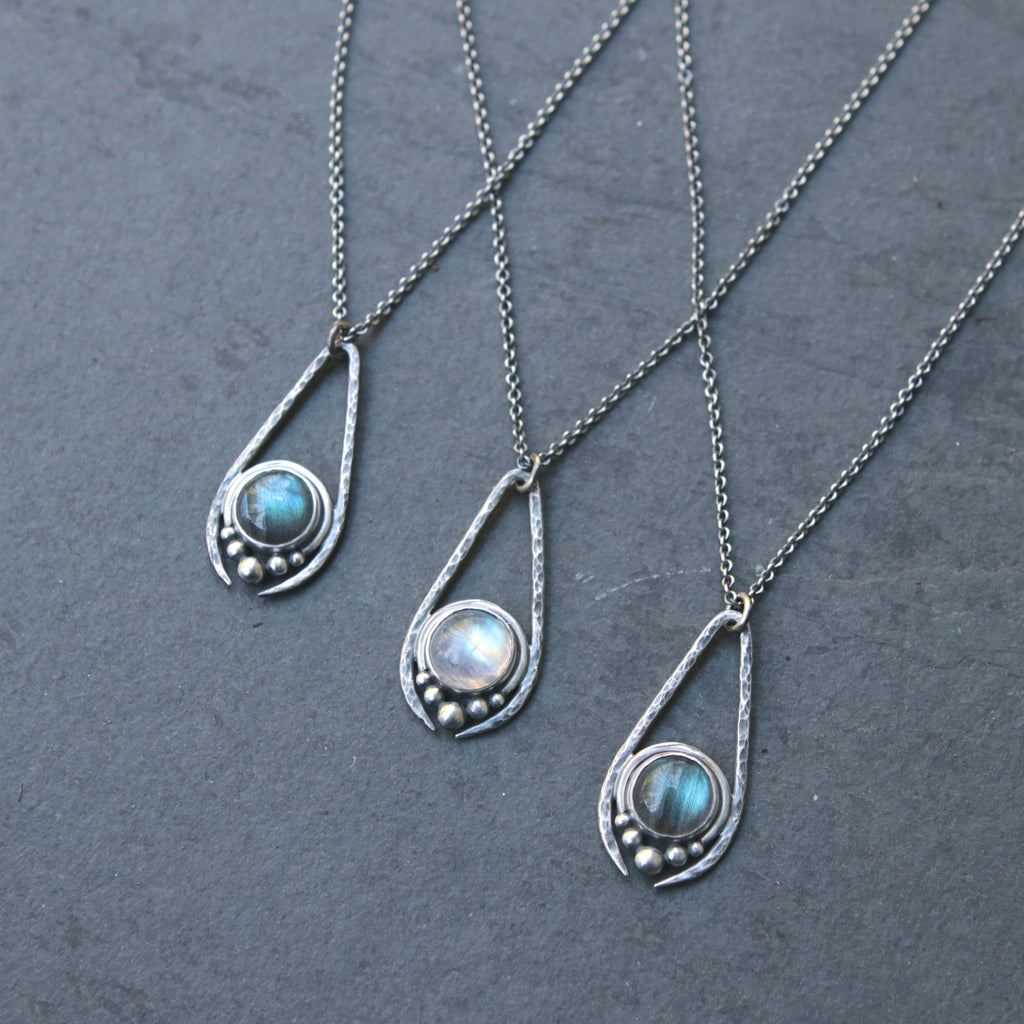 Rainbow Moonstone Artemis Necklace *limited*