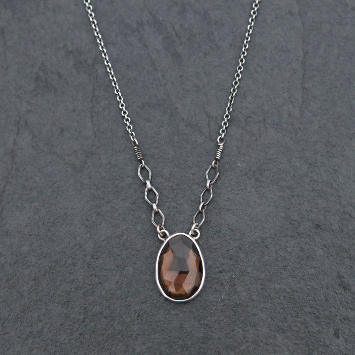 Smokey Quartz Spiritus Necklace - OOAK