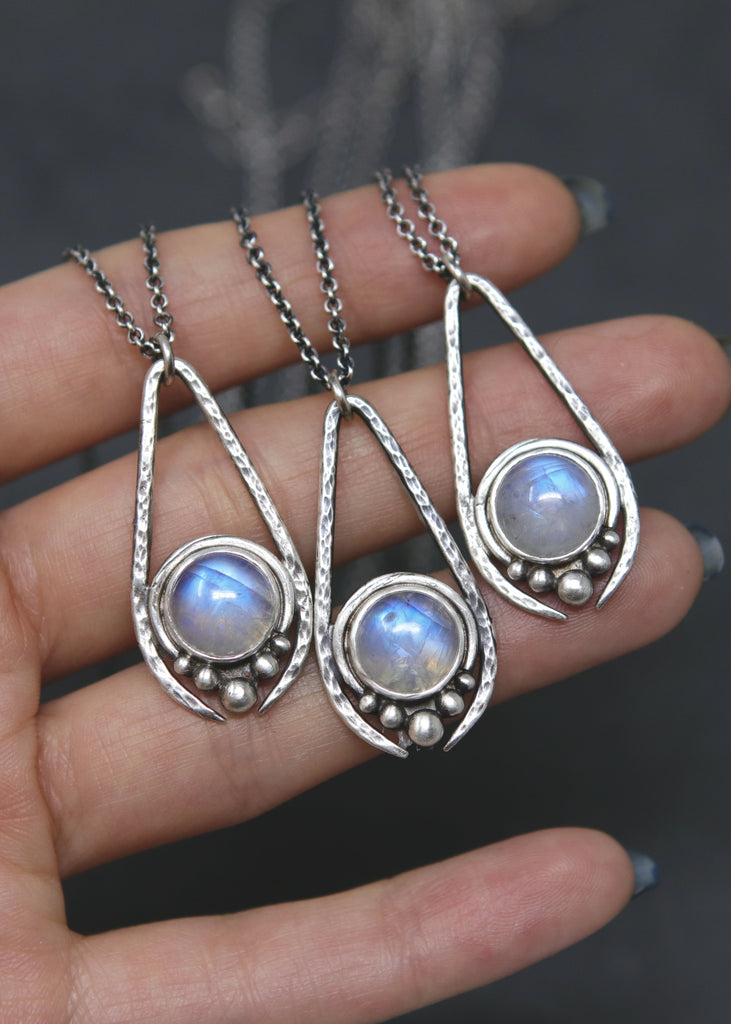 Rainbow Moonstone Artemis Necklace *limited*