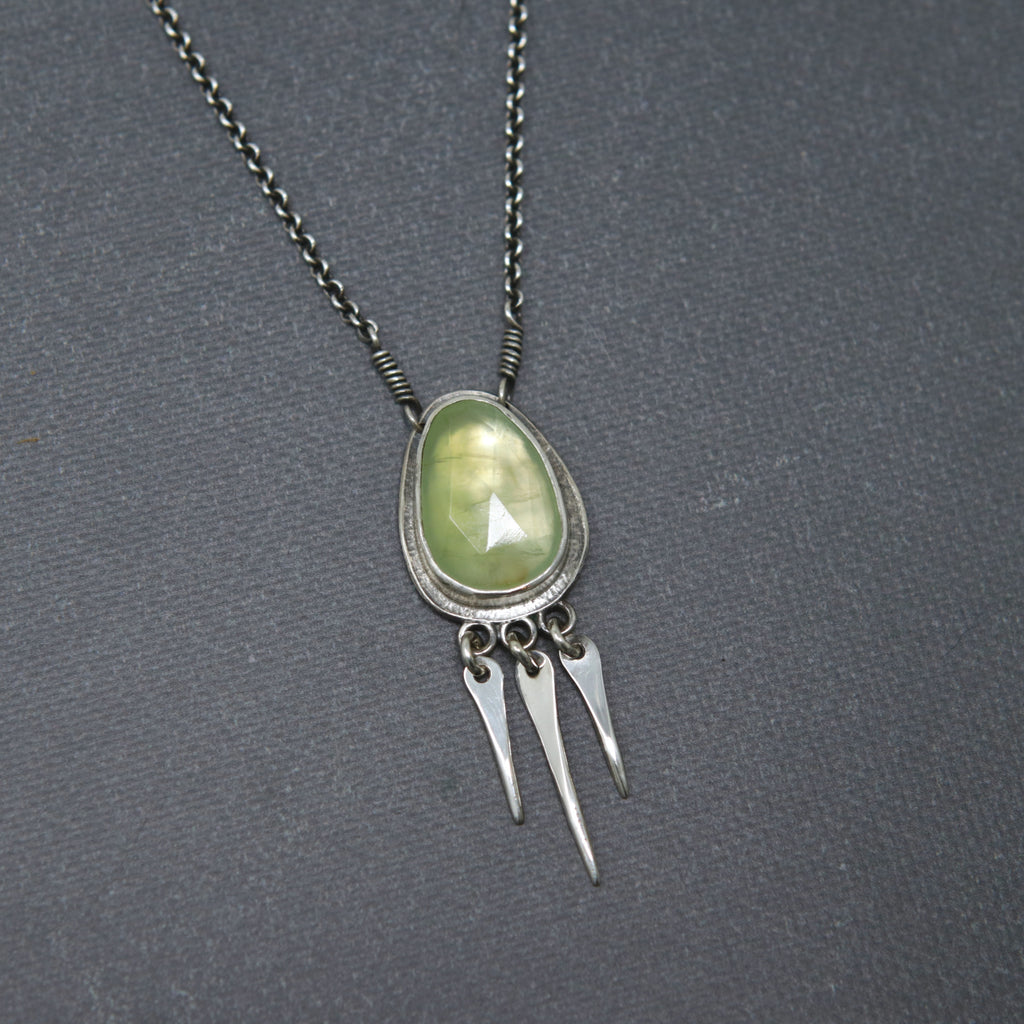 OOAK Dream Seeker Talisman in Prehnite