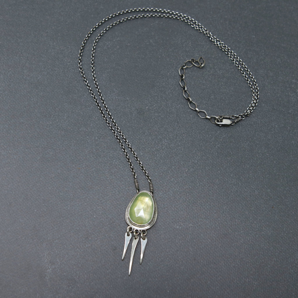 OOAK Dream Seeker Talisman in Prehnite