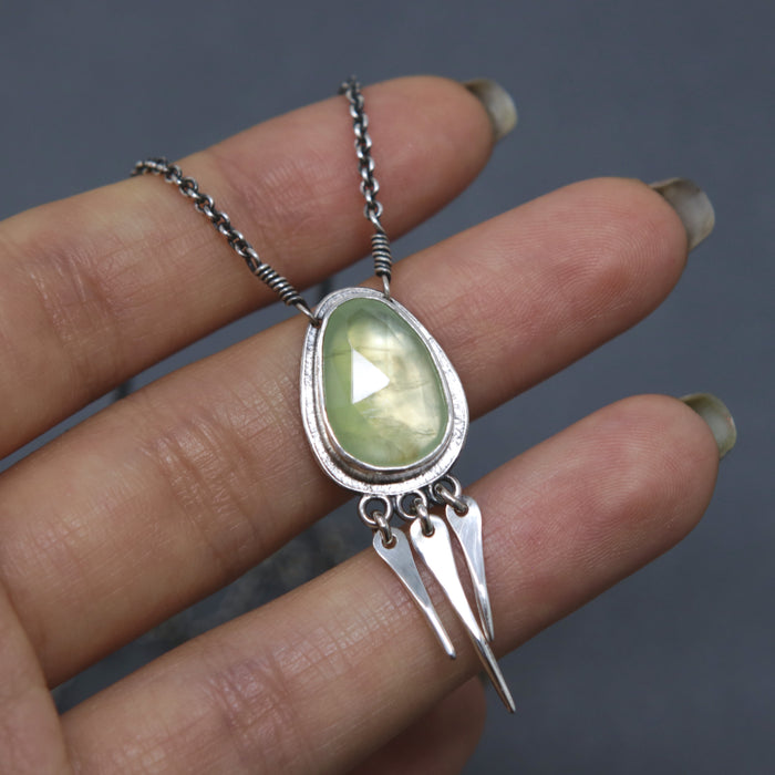 OOAK Dream Seeker Talisman in Prehnite