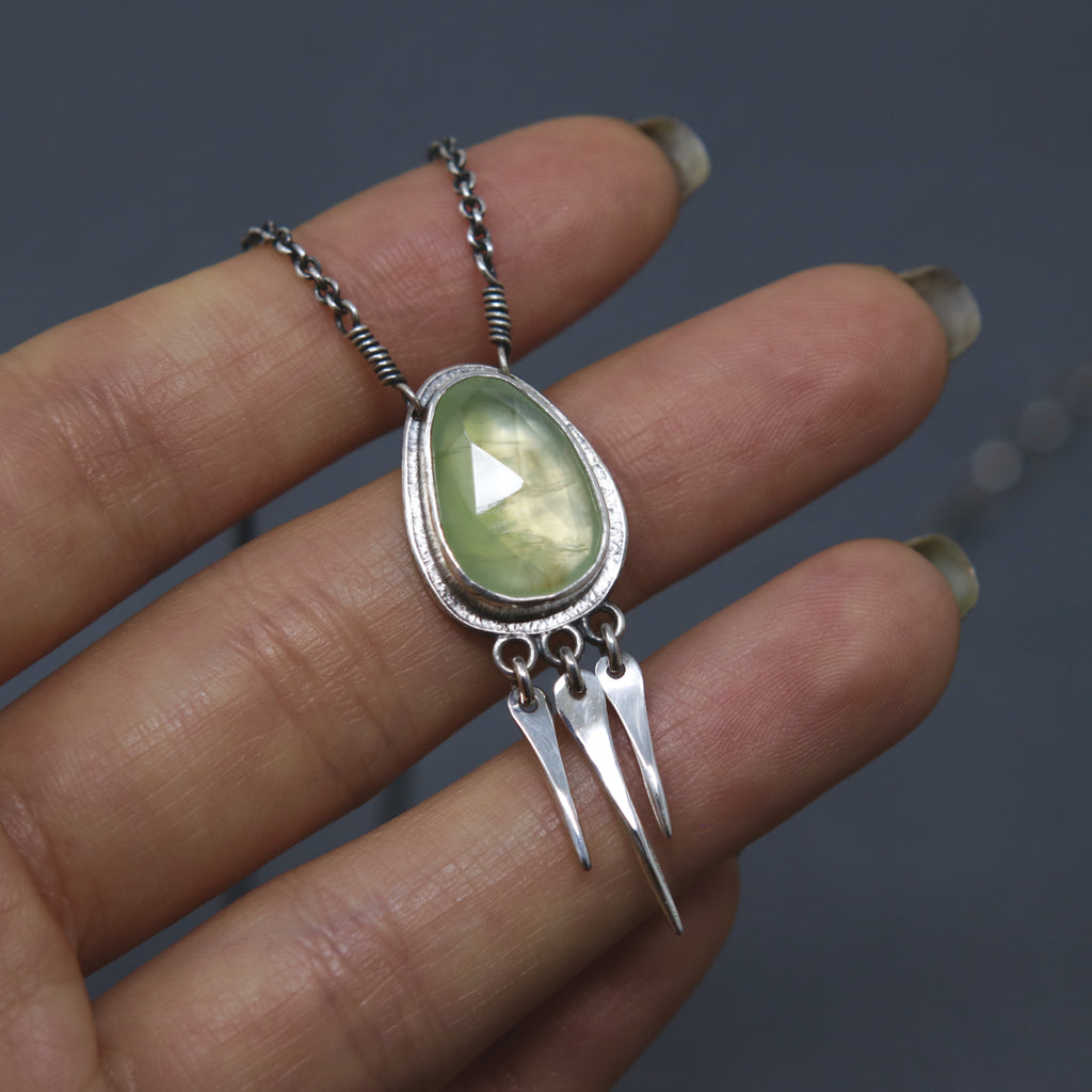 OOAK Dream Seeker Talisman in Prehnite