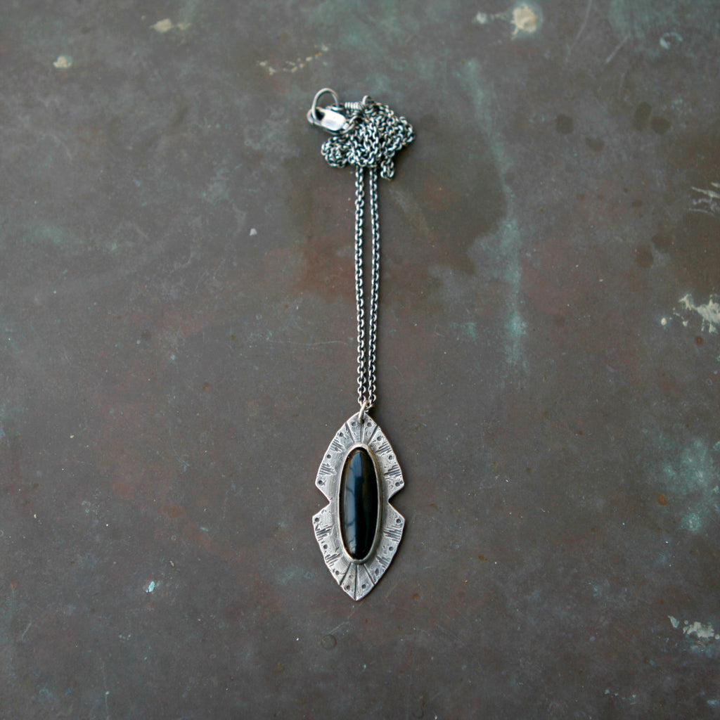Rogue River Necklace in Onyx