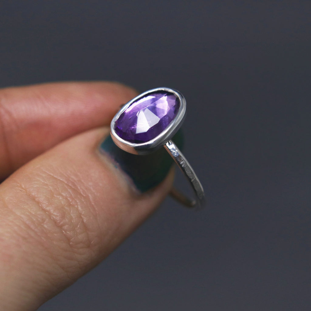 Amethyst Vestige Ring - Size 8.5 OOAK