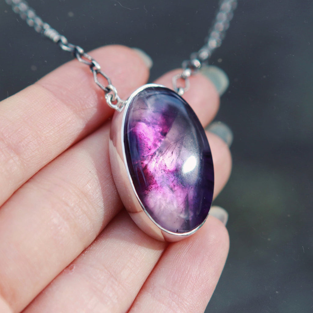 OOAK Atomic Amethyst Spiritus Necklace