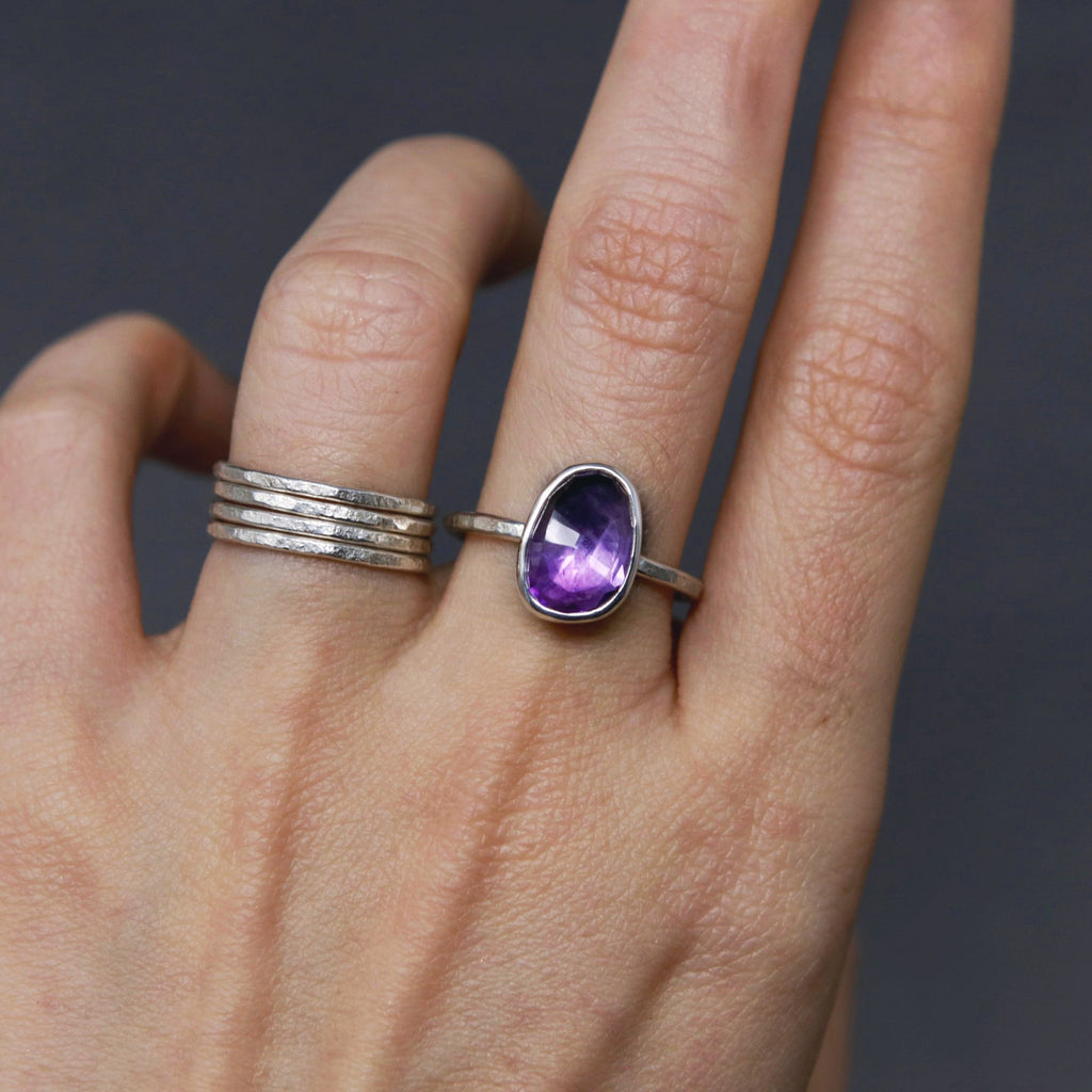 Amethyst Vestige Ring - Size 8.5 OOAK