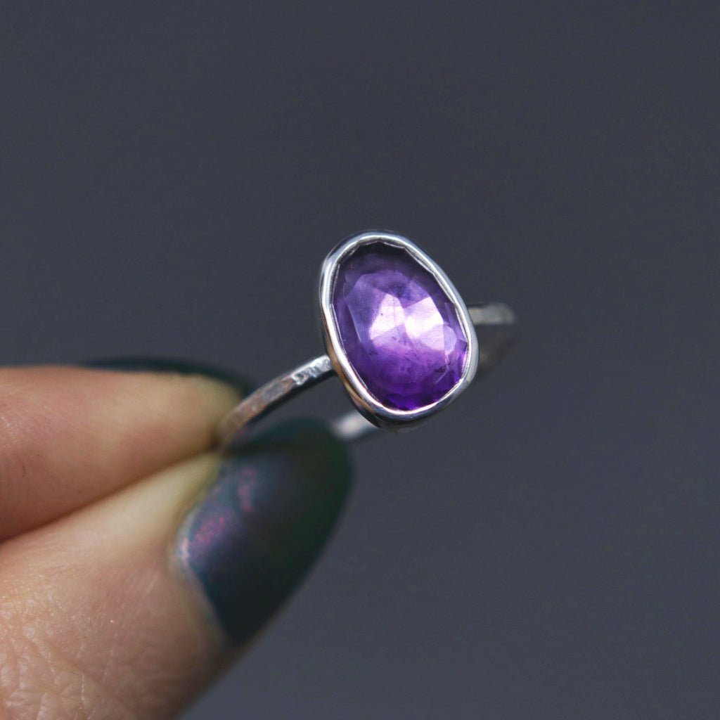 Amethyst Vestige Ring - Size 8.5 OOAK